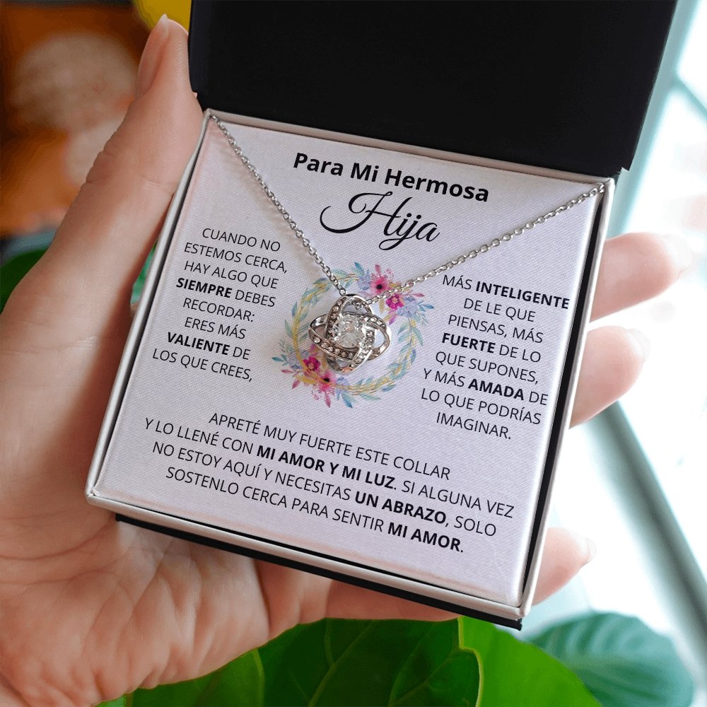 Para Mi Hermosa Hiya | Mi Amor (Love Knot Necklace) | Jewelry | TageUnlimited