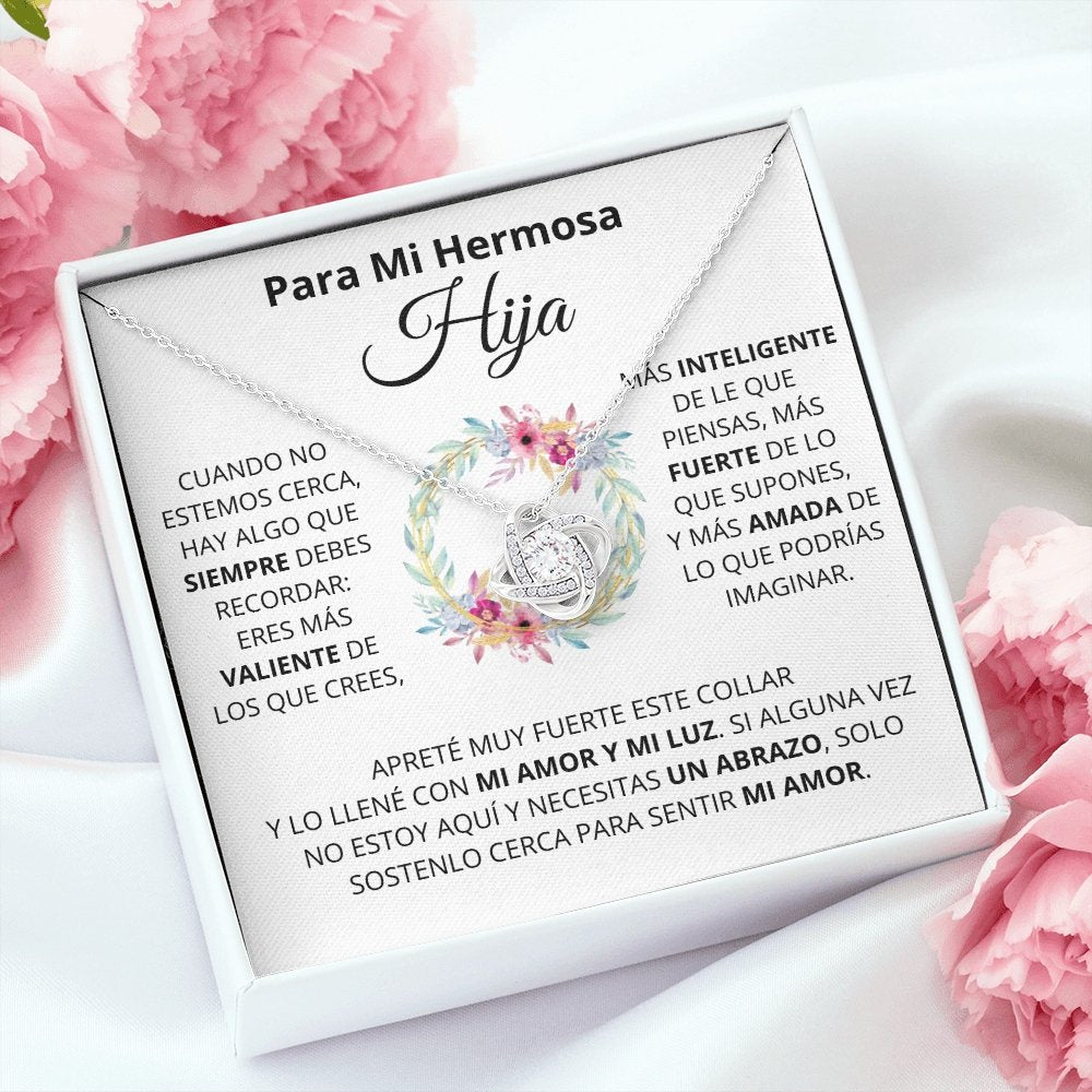 Para Mi Hermosa Hiya | Mi Amor (Love Knot Necklace) | Jewelry | TageUnlimited