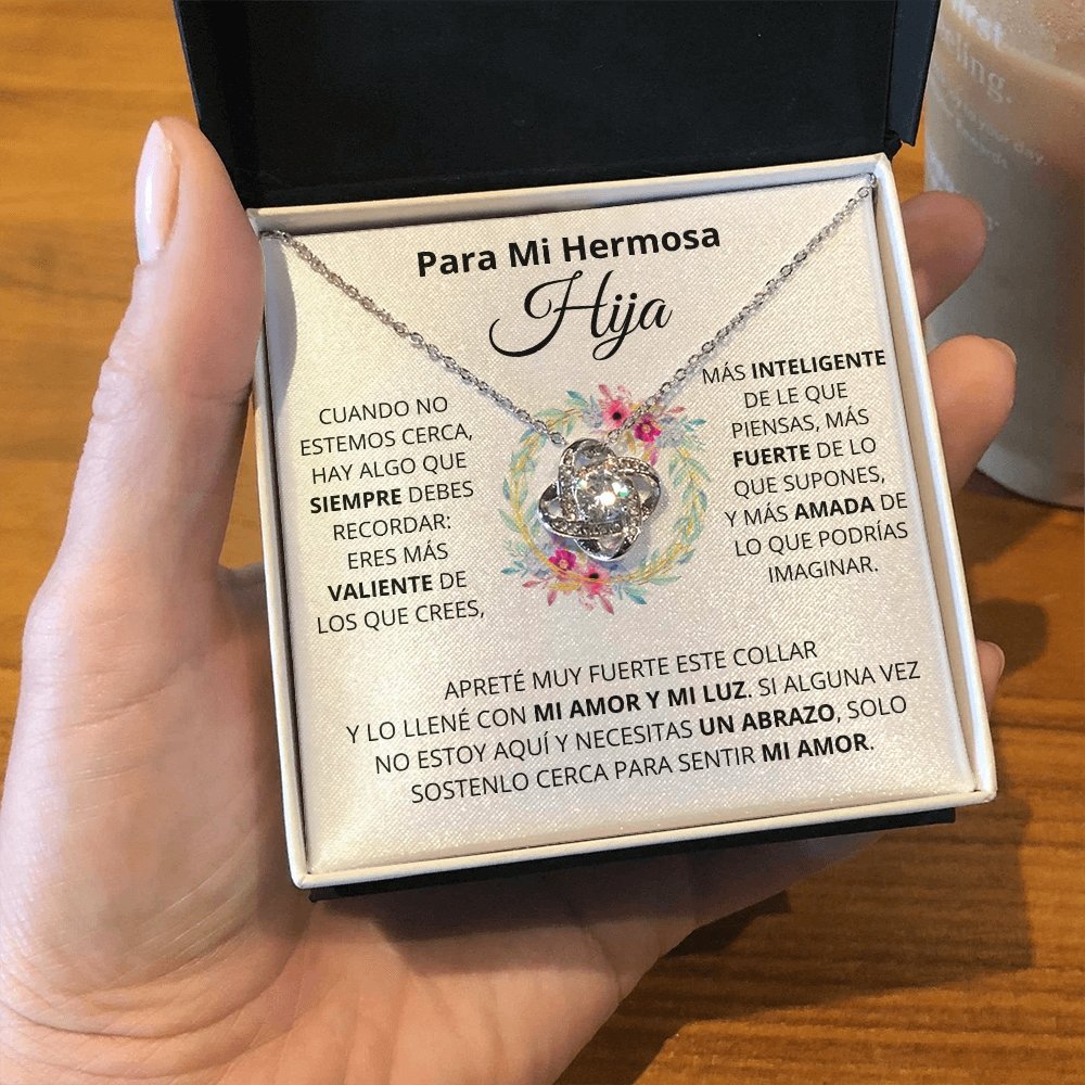Para Mi Hermosa Hiya | Mi Amor (Love Knot Necklace) | Jewelry | TageUnlimited