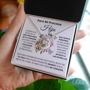 Para Mi Preciosa Hiya | Apunta A Las Estrellas (Love Knot Necklace) | Jewelry | TageUnlimited