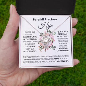 Para Mi Preciosa Hiya | Apunta A Las Estrellas (Love Knot Necklace) | Jewelry | TageUnlimited