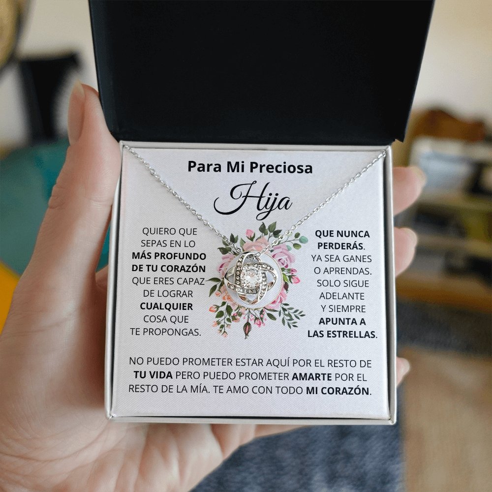 Para Mi Preciosa Hiya | Apunta A Las Estrellas (Love Knot Necklace) | Jewelry | TageUnlimited