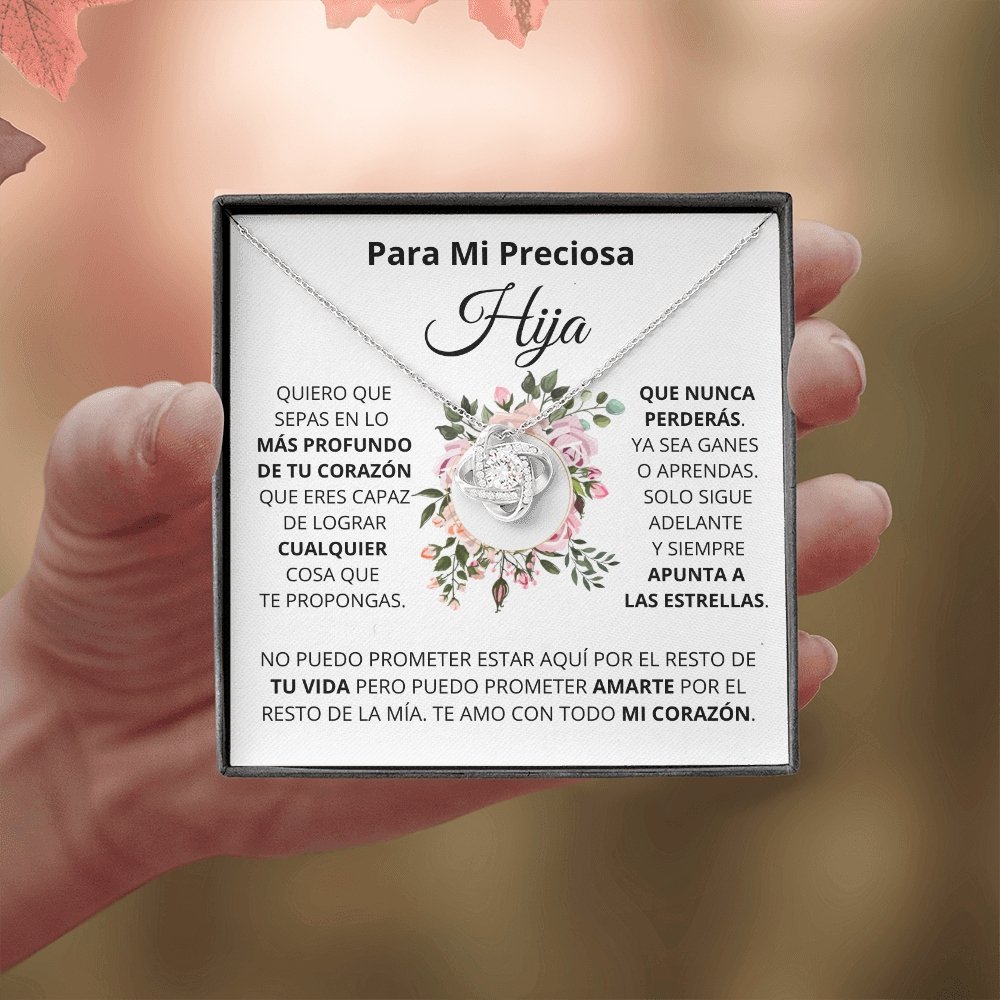 Para Mi Preciosa Hiya | Apunta A Las Estrellas (Love Knot Necklace) | Jewelry | TageUnlimited