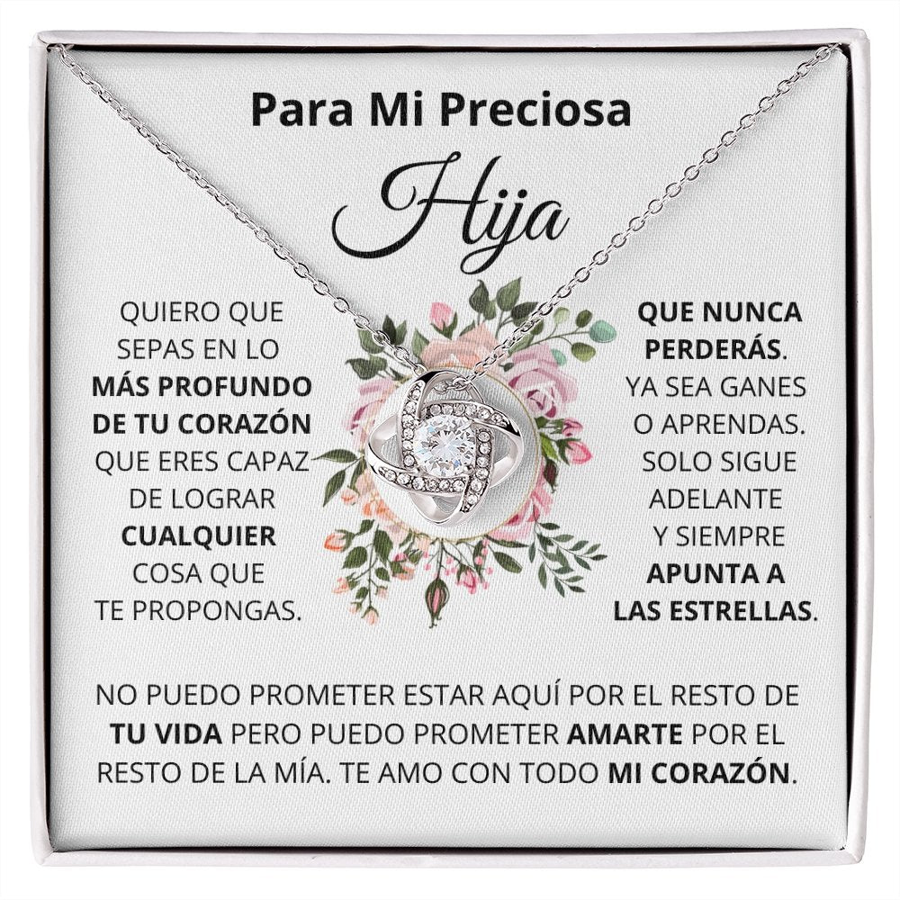 Para Mi Preciosa Hiya | Apunta A Las Estrellas (Love Knot Necklace) | Jewelry | TageUnlimited