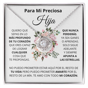 Para Mi Preciosa Hiya | Apunta A Las Estrellas (Love Knot Necklace) | Jewelry | TageUnlimited
