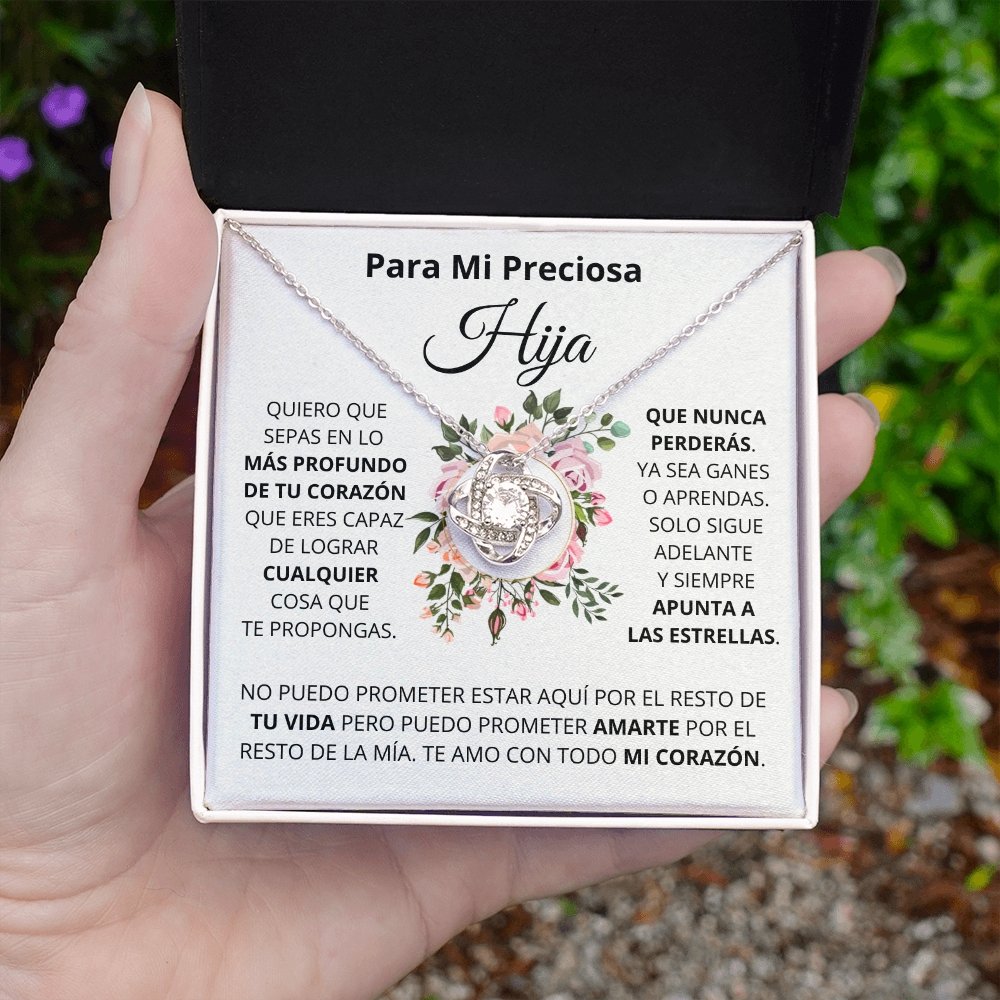 Para Mi Preciosa Hiya | Apunta A Las Estrellas (Love Knot Necklace) | Jewelry | TageUnlimited