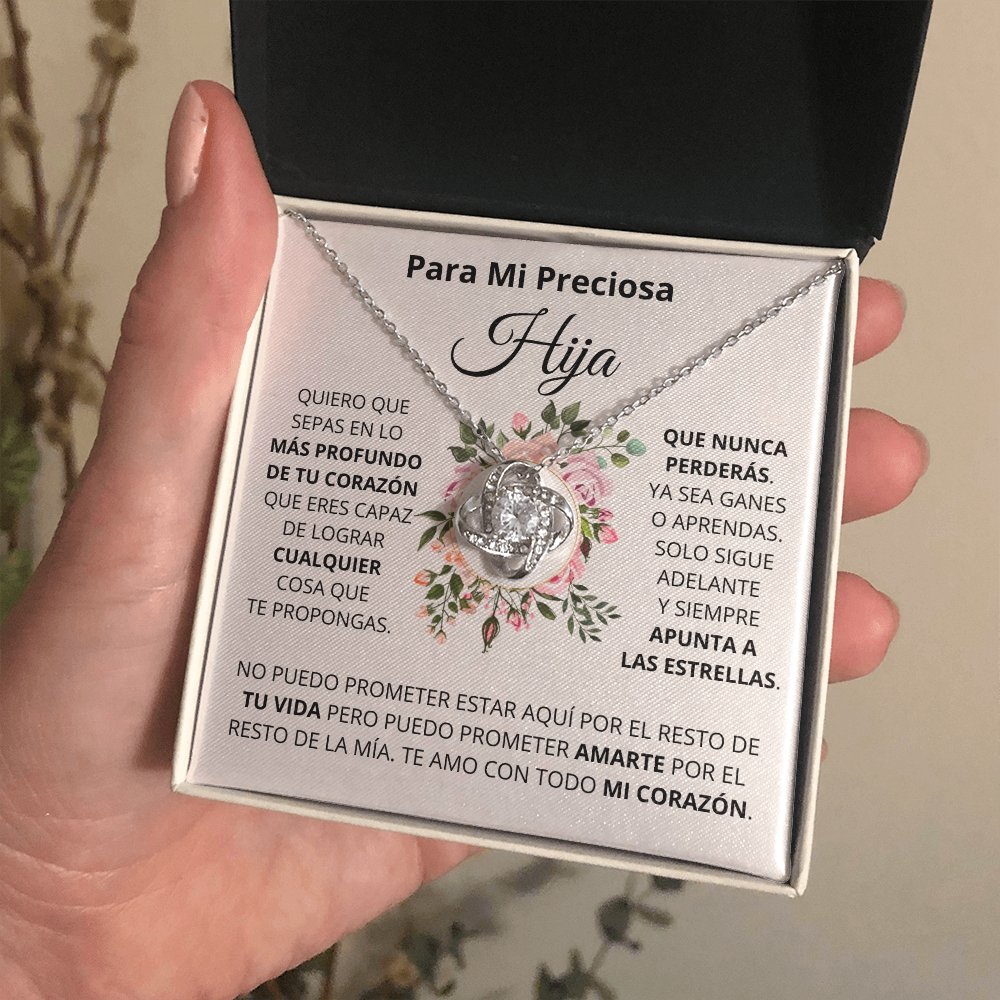 Para Mi Preciosa Hiya | Apunta A Las Estrellas (Love Knot Necklace) | Jewelry | TageUnlimited
