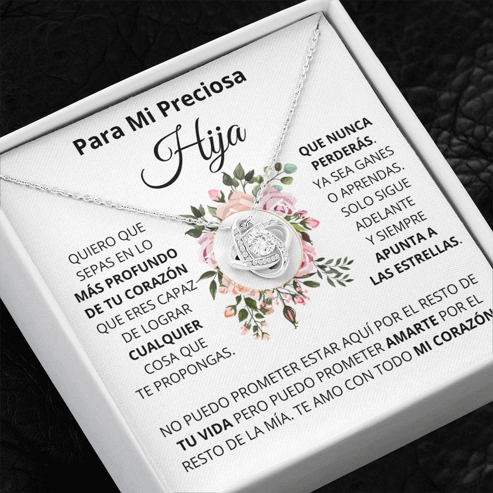 Para Mi Preciosa Hiya | Apunta A Las Estrellas (Love Knot Necklace) | Jewelry | TageUnlimited