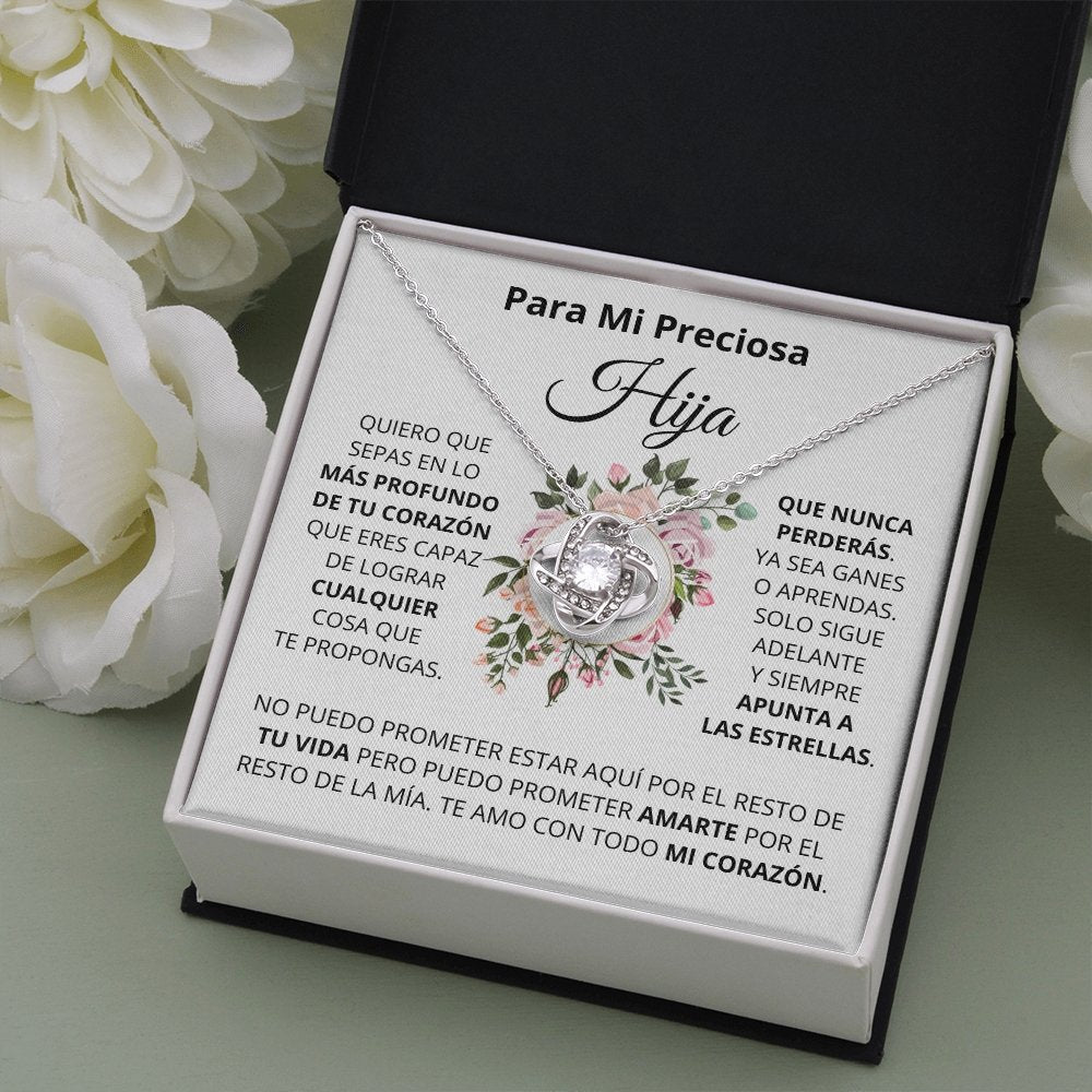 Para Mi Preciosa Hiya | Apunta A Las Estrellas (Love Knot Necklace) | Jewelry | TageUnlimited
