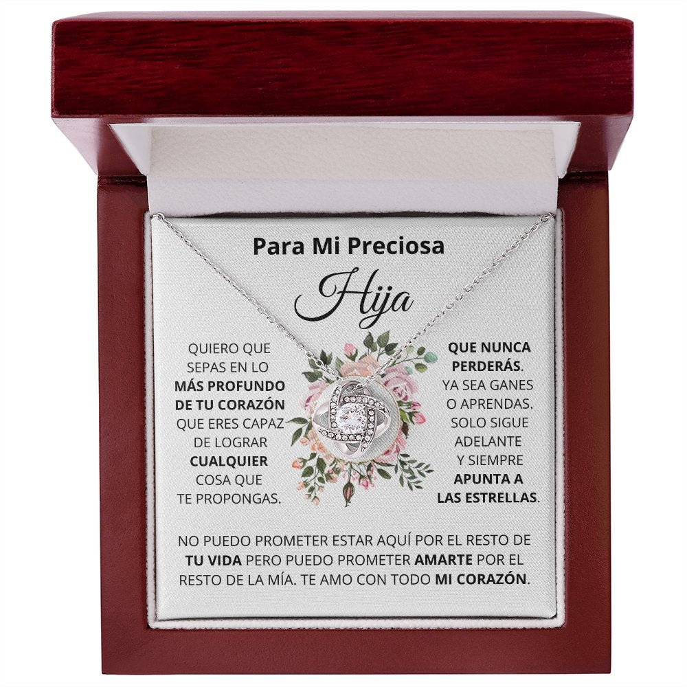 Para Mi Preciosa Hiya | Apunta A Las Estrellas (Love Knot Necklace) | Jewelry | TageUnlimited