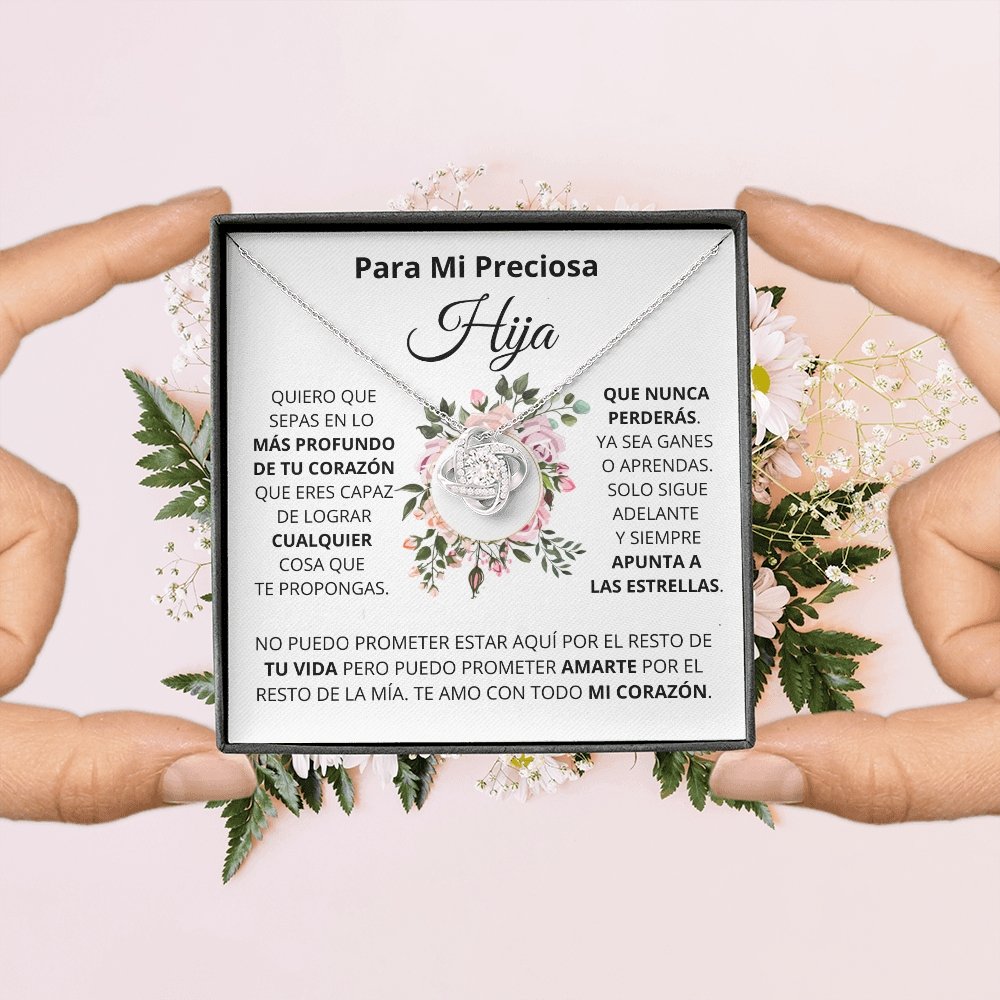 Para Mi Preciosa Hiya | Apunta A Las Estrellas (Love Knot Necklace) | Jewelry | TageUnlimited
