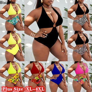 Swimsuits for Fat Ladies Printted Sexy One Piece Swimsuit Women Holiday Beachwear Bathing Suit Women Bikinis | TageUnlimited