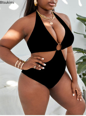 Swimsuits for Fat Ladies Printted Sexy One Piece Swimsuit Women Holiday Beachwear Bathing Suit Women Bikinis | TageUnlimited