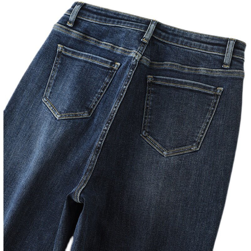 Plus Size Women Jeans  Spring 5XL 6XL Female Pants High Waisted 100 Kilograms Women Loose Full Length Denim Jean for Mom | 0 | TageUnlimited