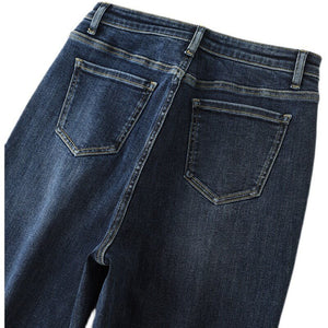 Plus Size Women Jeans  Spring 5XL 6XL Female Pants High Waisted 100 Kilograms Women Loose Full Length Denim Jean for Mom | 0 | TageUnlimited