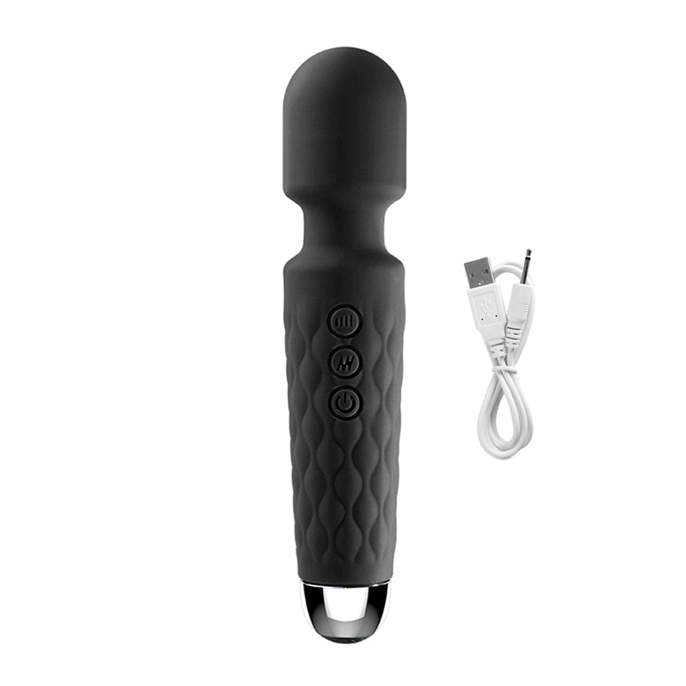 Powerful Handheld Clit Clitoris Stimulation Adult Personal Silicone Sex Toy Magic Av Wand Massager Vibrator for Women Female | TageUnlimited