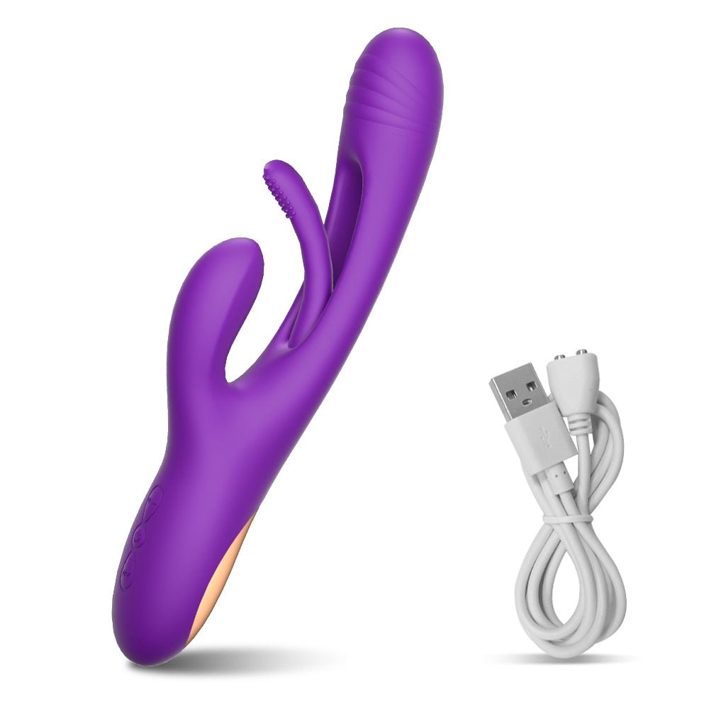 Rabbit Patting Vibrator for Clitoris Women Stimulator Massager Powerful G Spot Vibrating Sex Toy Female Masturbator Adult Goods | TageUnlimited