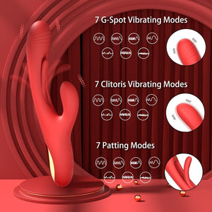 Rabbit Patting Vibrator for Clitoris Women Stimulator Massager Powerful G Spot Vibrating Sex Toy Female Masturbator Adult Goods | TageUnlimited