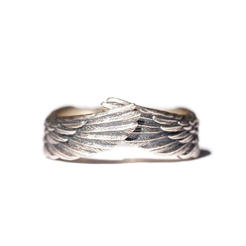 Romantic Angel and Demon Wings Couple Rings For Women Goth Fashion Moonstone Adjustable Opening Finger Men&#39;s Ring Party Jewelry | 0 | Tage-Active
