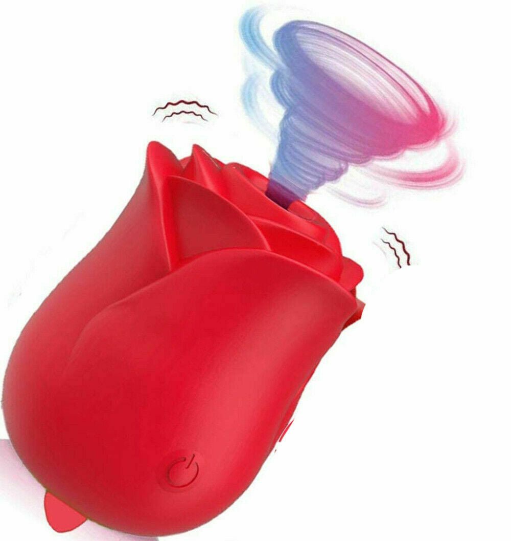 Rose Sucking Vibrator 10 Speed Vibrating Clit Sucker Nipple Blowjob Clitoris Stimulation Female Masturbation Sex Toys for Women | TageUnlimited