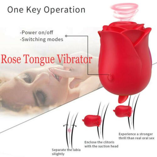 Rose Sucking Vibrator 10 Speed Vibrating Clit Sucker Nipple Blowjob Clitoris Stimulation Female Masturbation Sex Toys for Women | TageUnlimited