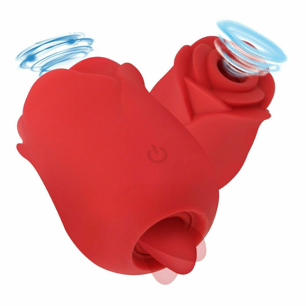 Rose Sucking Vibrator 10 Speed Vibrating Clit Sucker Nipple Blowjob Clitoris Stimulation Female Masturbation Sex Toys for Women | TageUnlimited