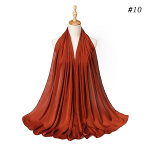 Satin Silk Hijab Scarf Muslim Women Veil Headwraps Ladies Headscarf for Women Muslim Fashion Shawl Islam Clothing Ramadan Scarf | TageUnlimited