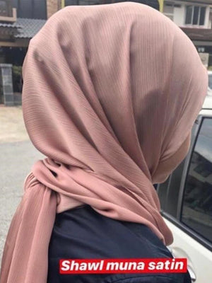 Satin Silk Hijab Scarf Muslim Women Veil Headwraps Ladies Headscarf for Women Muslim Fashion Shawl Islam Clothing Ramadan Scarf | TageUnlimited