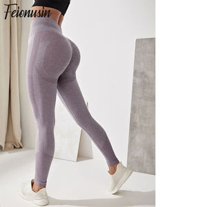 Seamless Leggings High Waist Yoga Pant Push Up Workout Tights for Women Gym Fitness Pants Booty Running Pants Sport Leggings | 0 | TageUnlimited