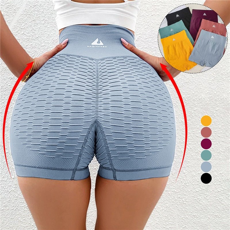 Seamless Yoga Shorts For Women Sexy Push Up Booty Workout Shorts Tights Fitness Sports Short Legging Gym Clothing Yoga Shorts | 0 | TageUnlimited