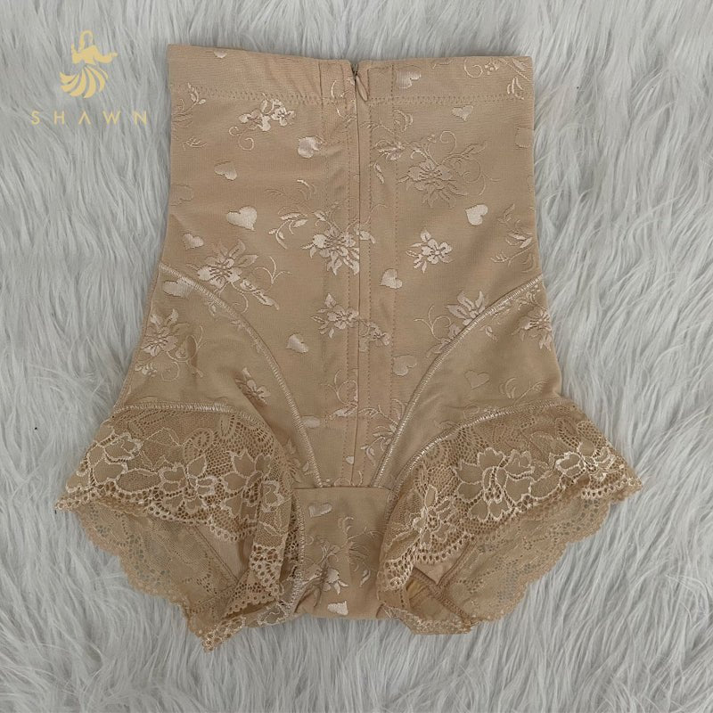 Sexy Lace Shapers Body Shaper Zipper Double Control Women Shapewear Waist Trainer Panties | Tage-Active