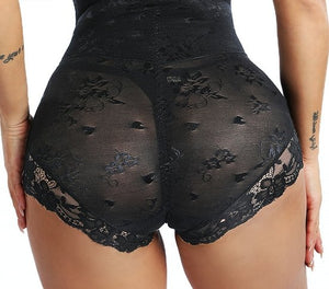 Sexy Lace Shapers Body Shaper Zipper Double Control Women Shapewear Waist Trainer Panties | Tage-Active