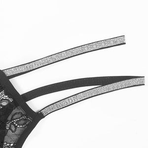Sexy Lace Transparent Panties Women Double Strap Low Waist Thong Sexy Lingerie Breathable G-string Underwear Sensual Tangas | TageUnlimited