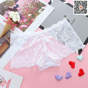 Sexy Woman Lace Panties Big Size Transparent Briefs Comfortable Low-Waist Women Underwear Breathable Underpants Female Lingerie | TageUnlimited