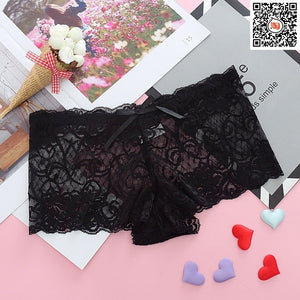 Sexy Woman Lace Panties Big Size Transparent Briefs Comfortable Low-Waist Women Underwear Breathable Underpants Female Lingerie | TageUnlimited