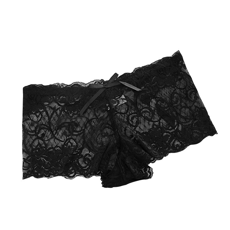 Sexy Woman Lace Panties Big Size Transparent Briefs Comfortable Low-Waist Women Underwear Breathable Underpants Female Lingerie | TageUnlimited