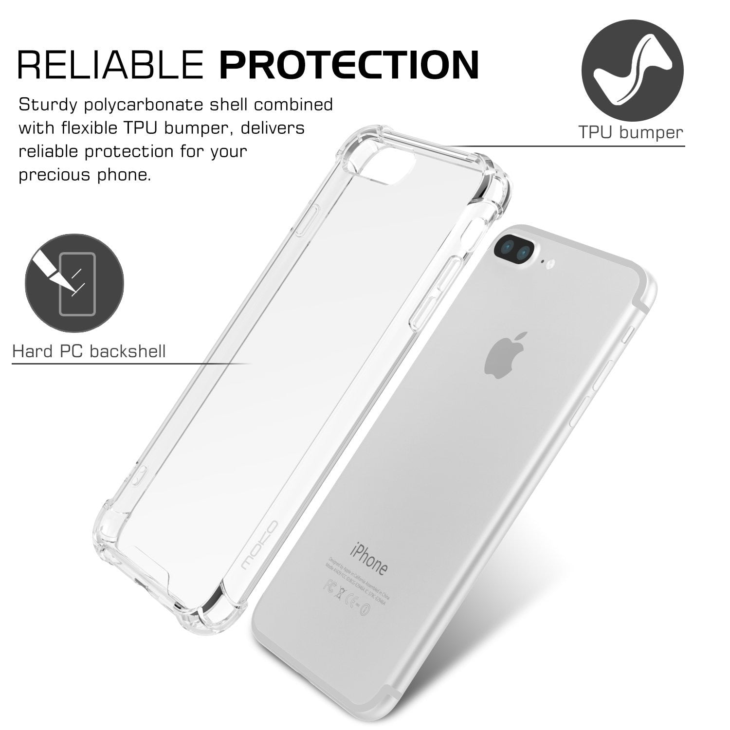 Shockproof Silicone Phone Case For iPhone 11 7 8 6 6S Plus X XR XS 12 Pro Max SE 2020 5 S Case Transparent Protection Back Cover | 0 | TageUnlimited