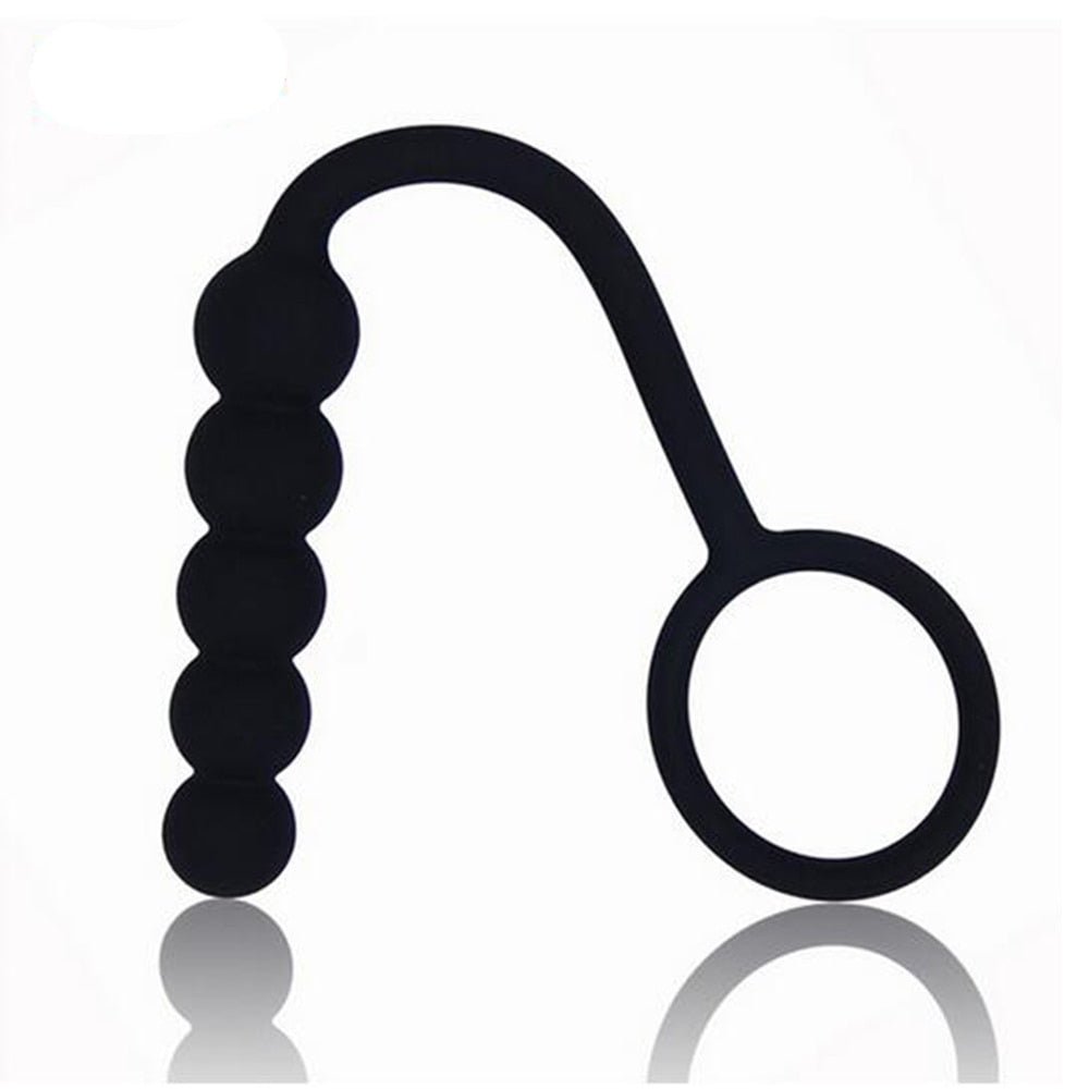 Silicone Male Prostate Anal Hook Butt Plug Anal Cock Ring Gay Sex Toys Dildo Anal Erotic Adult Sex Toys Anal Plug | TageUnlimited