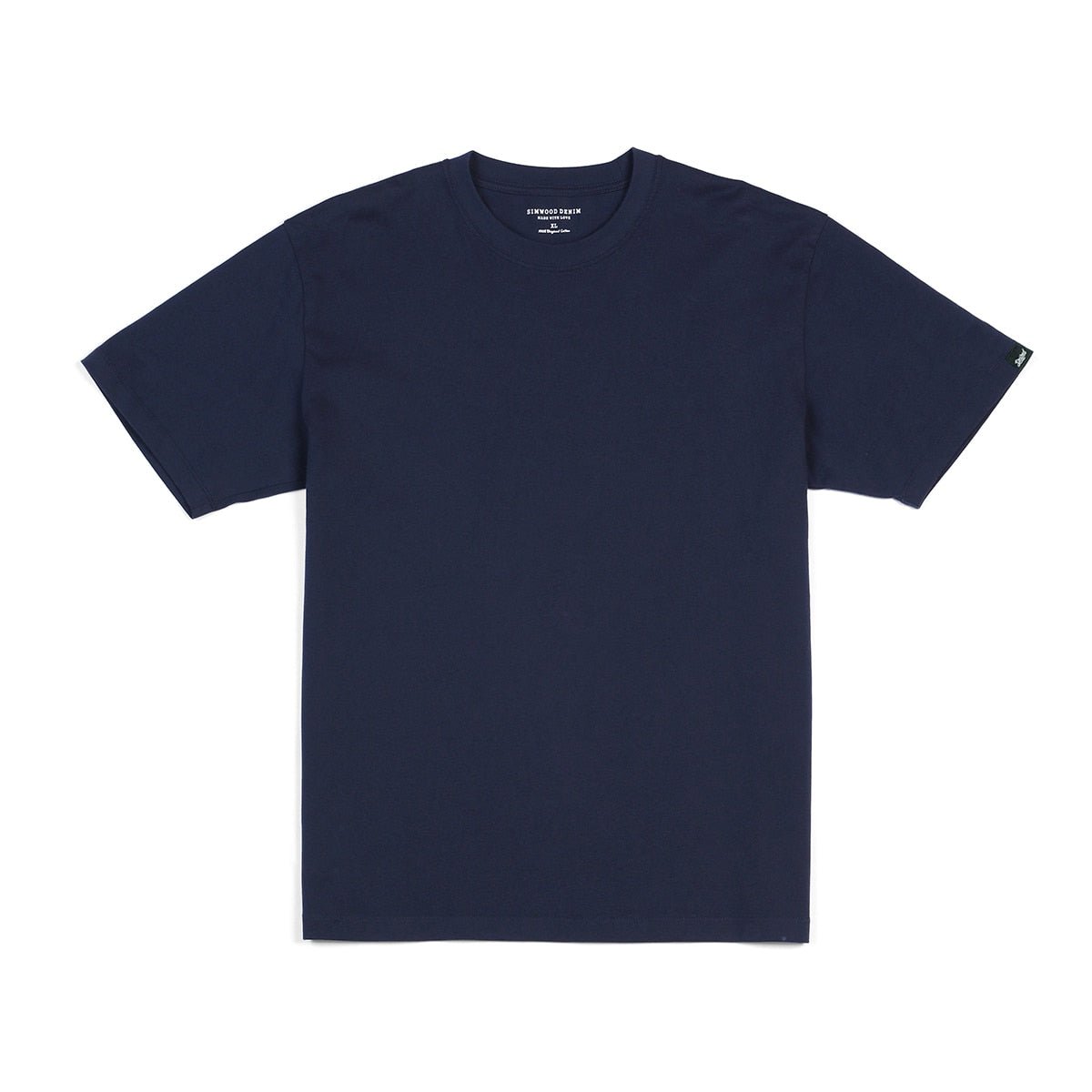 SIMWOOD Summer New 100% Cotton White Solid T Shirt Men Causal O-neck Basic T-shirt Male High Quality Classical Tops 190449 | 0 | Tage-Active