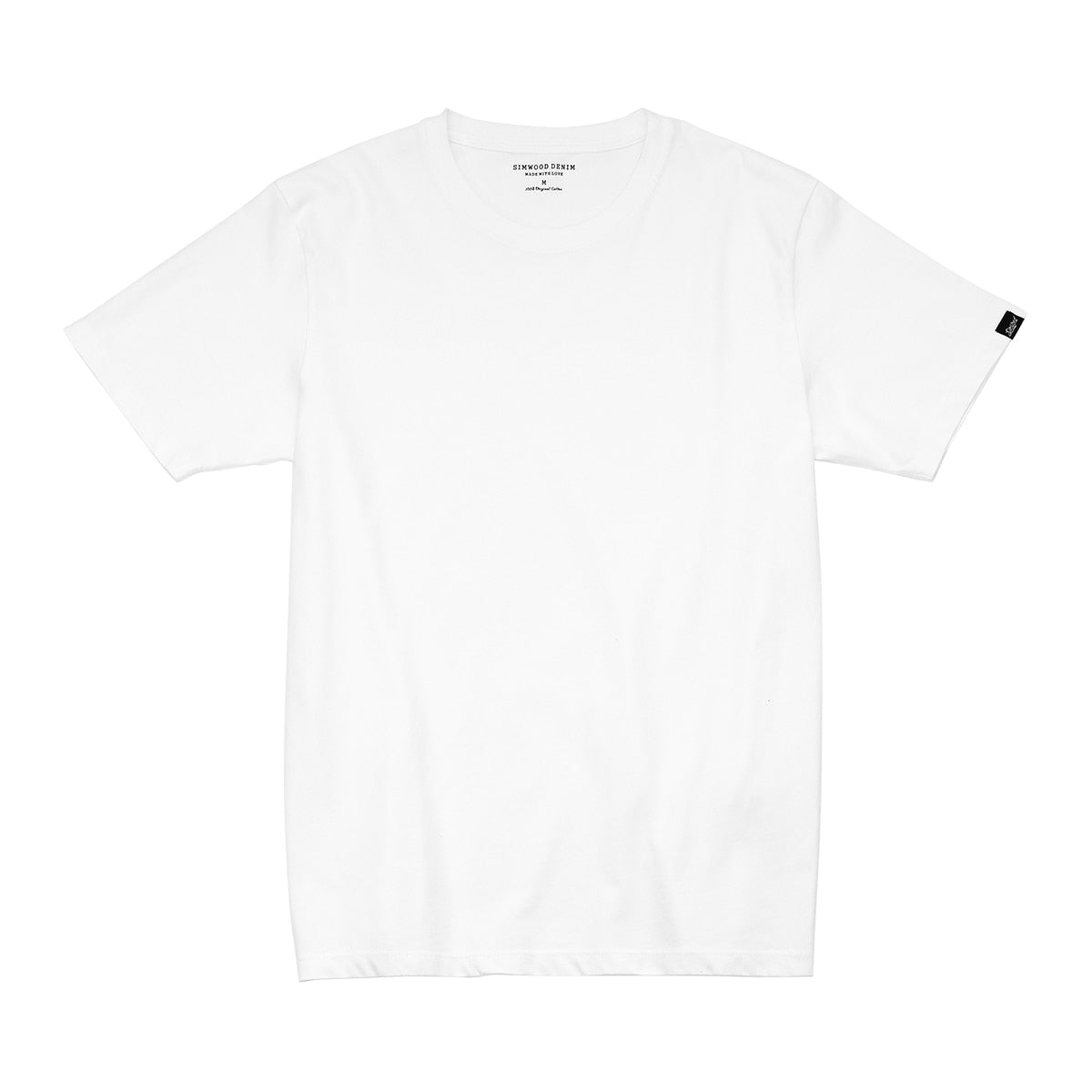 SIMWOOD Summer New 100% Cotton White Solid T Shirt Men Causal O-neck Basic T-shirt Male High Quality Classical Tops 190449 | 0 | Tage-Active