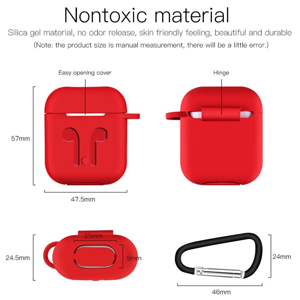 Soft Silicone Case For Airpods For Air Pods Shockproof Earphone Protective Cover for airpods pro 1 2 Case Headset Accessories | 0 | TageUnlimited