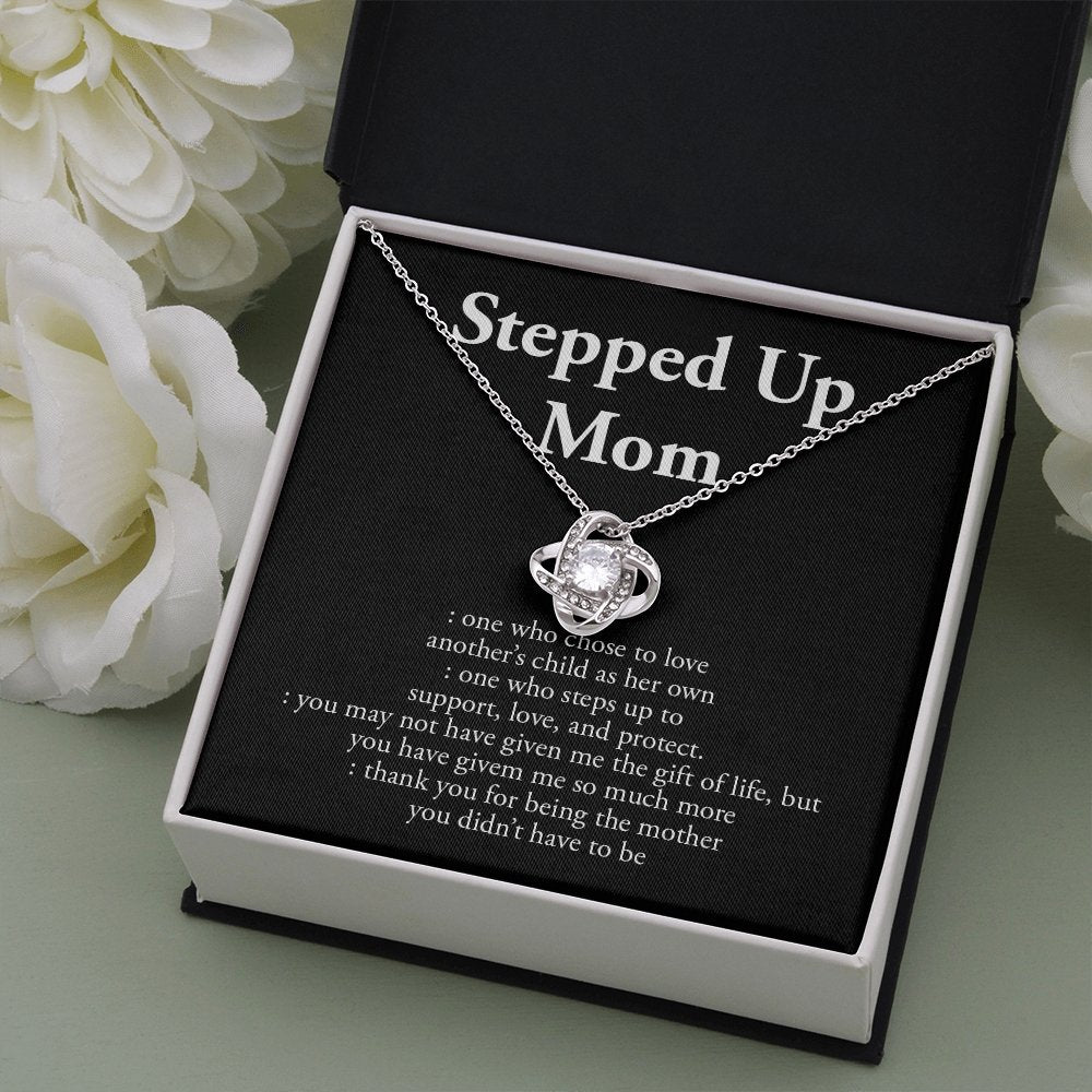 Stepped Up Mom | Love and Appreciation Necklace 💎💓 | Jewelry | C30011TG, C30011TR, lx-C30011, PB23-WOOD, PROD-1582875, PT-922, TNM-1, USER-43062, WARRANTY-UPSELL | TageUnlimited