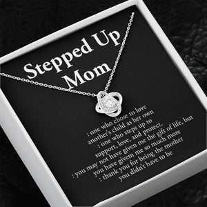 Stepped Up Mom | Love and Appreciation Necklace 💎💓 | Jewelry | C30011TG, C30011TR, lx-C30011, PB23-WOOD, PROD-1582875, PT-922, TNM-1, USER-43062, WARRANTY-UPSELL | TageUnlimited