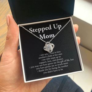 Stepped Up Mom | Love and Appreciation Necklace 💎💓 | Jewelry | C30011TG, C30011TR, lx-C30011, PB23-WOOD, PROD-1582875, PT-922, TNM-1, USER-43062, WARRANTY-UPSELL | TageUnlimited