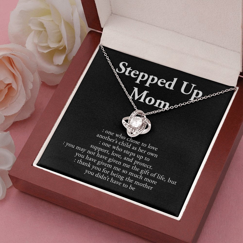 Stepped Up Mom | Love and Appreciation Necklace 💎💓 | Jewelry | C30011TG, C30011TR, lx-C30011, PB23-WOOD, PROD-1582875, PT-922, TNM-1, USER-43062, WARRANTY-UPSELL | TageUnlimited