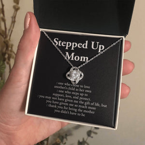 Stepped Up Mom | Love and Appreciation Necklace 💎💓 | Jewelry | C30011TG, C30011TR, lx-C30011, PB23-WOOD, PROD-1582875, PT-922, TNM-1, USER-43062, WARRANTY-UPSELL | TageUnlimited