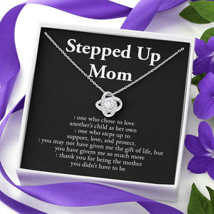 Stepped Up Mom | Love and Appreciation Necklace 💎💓 | Jewelry | C30011TG, C30011TR, lx-C30011, PB23-WOOD, PROD-1582875, PT-922, TNM-1, USER-43062, WARRANTY-UPSELL | TageUnlimited