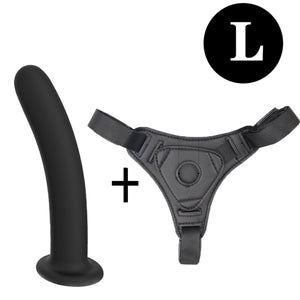 Strap on Dildo Soft Silicone Penis With Strong Suction Cup Strapon Dildo Lesbian Adult Sex Toys for Lesbian | TageUnlimited
