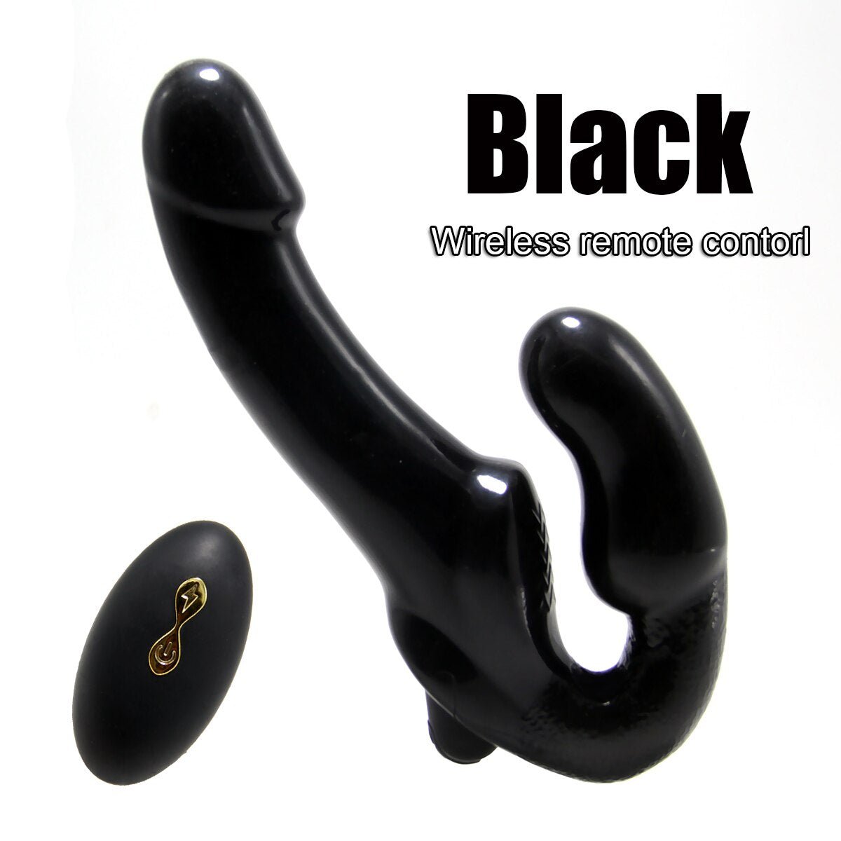 Strapless Strap-on Dildo Vibrator for Couples Strapon for Lesbian Wireless Remote Control Double-heads Vibrator Adult Sex Toys | TageUnlimited