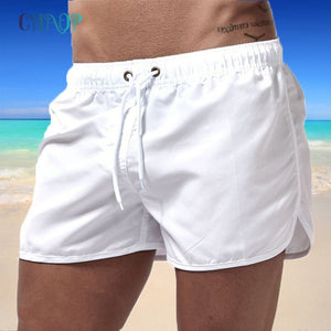 Summer Brand Men Swimwear Shorts Solid Beachwear Sexy Swim Trunks Men Swimsuit Low Waist Breathable Beach Wear Surf | TageUnlimited